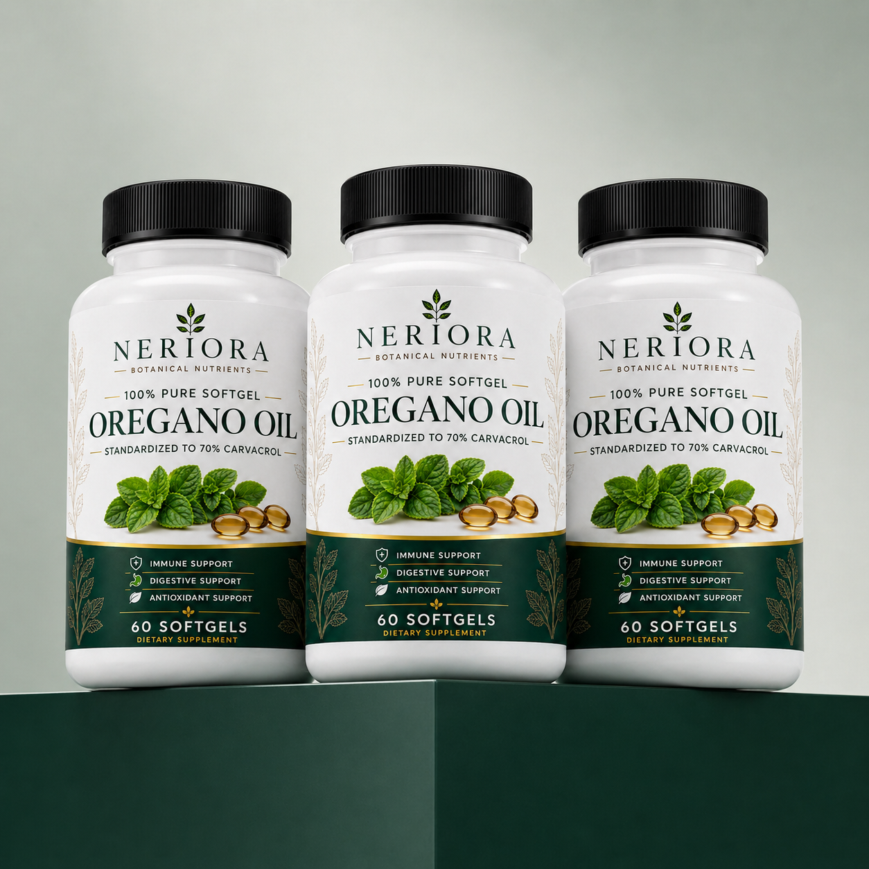 70% Carvacrol Oregano Oil Softgels