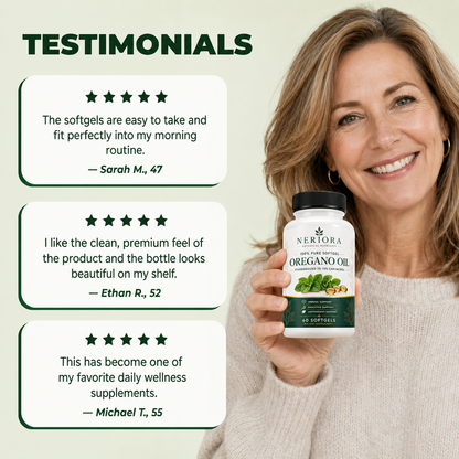70% Carvacrol Oregano Oil Softgels