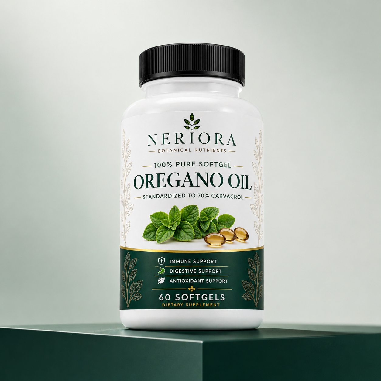 70% Carvacrol Oregano Oil Softgels